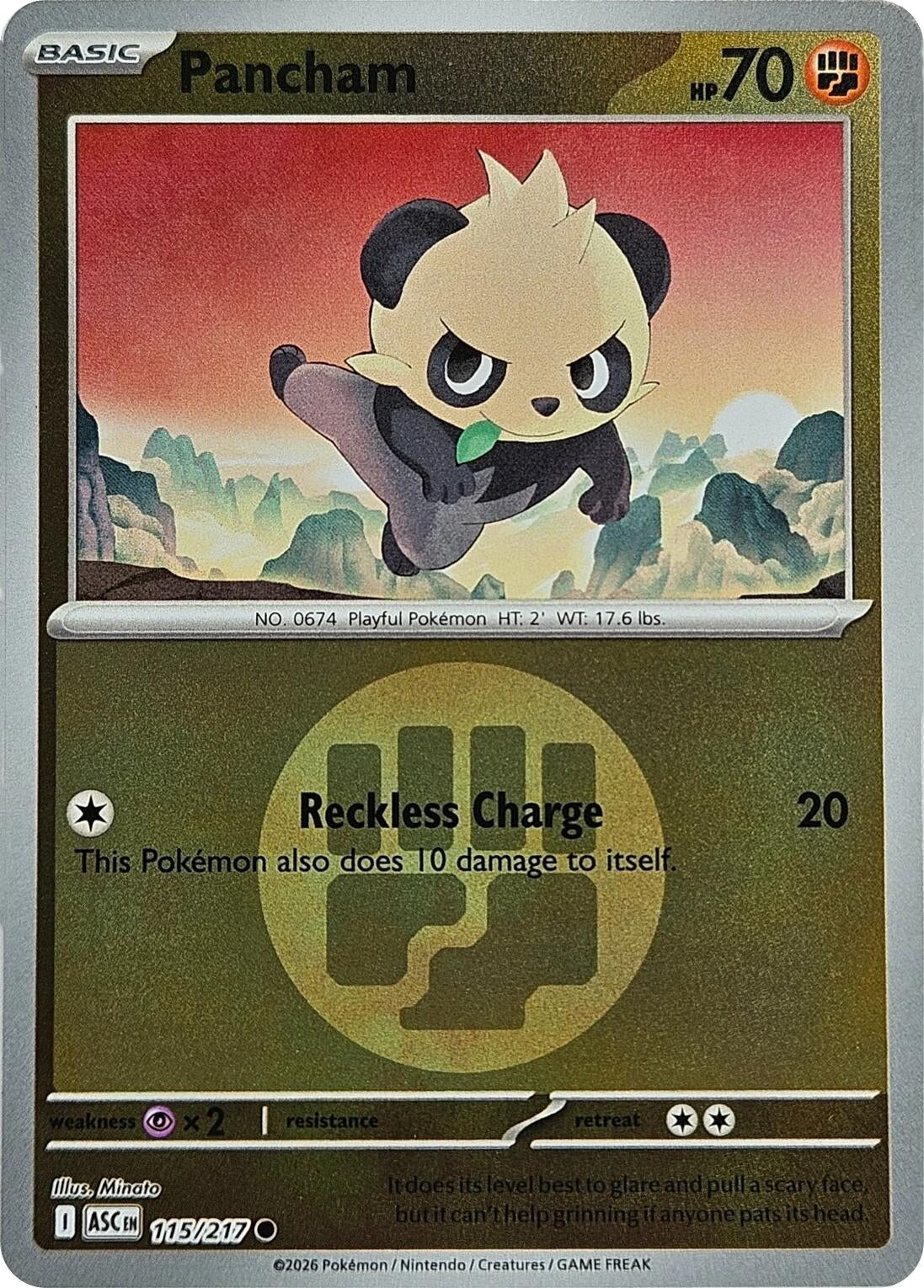 Pancham (Energy Symbol Pattern) (115/217) (ME: Ascended Heroes)