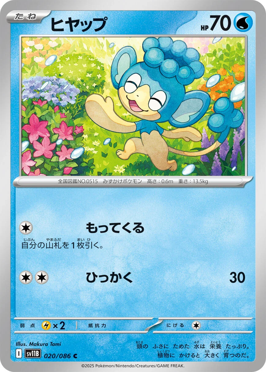 Panpour (020/086) (SV11B: Black Bolt)