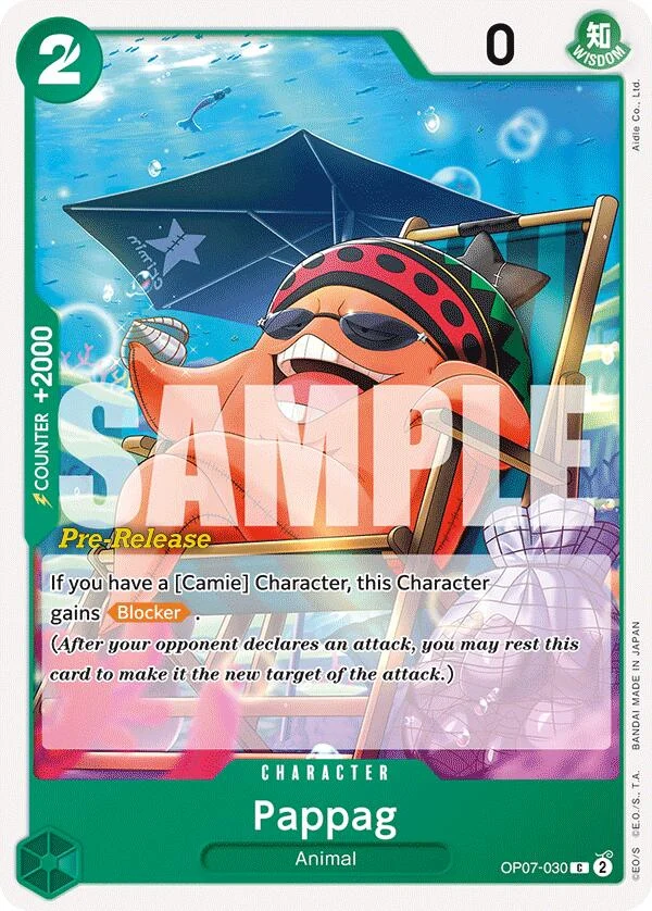 Pappag (OP07-030) (500 Years in the Future Pre-Release Cards)