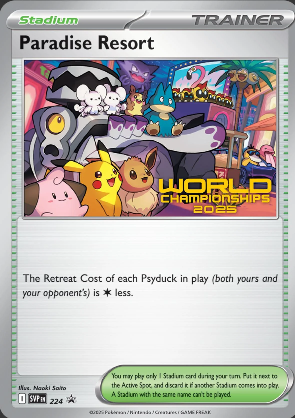 Paradise Resort - 224 (World Championships 2025) (224) [SV: Scarlet & Violet Promo Cards]