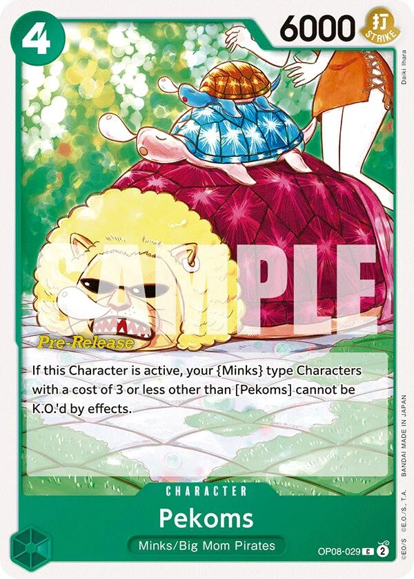 Pekoms (OP08-029) (Two Legends Pre-Release Cards)