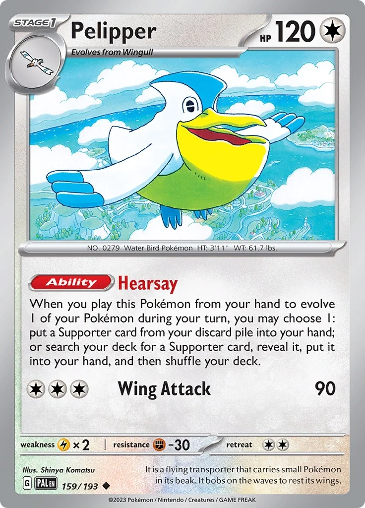 Pelipper (159/193) (SV02: Paldea Evolved)