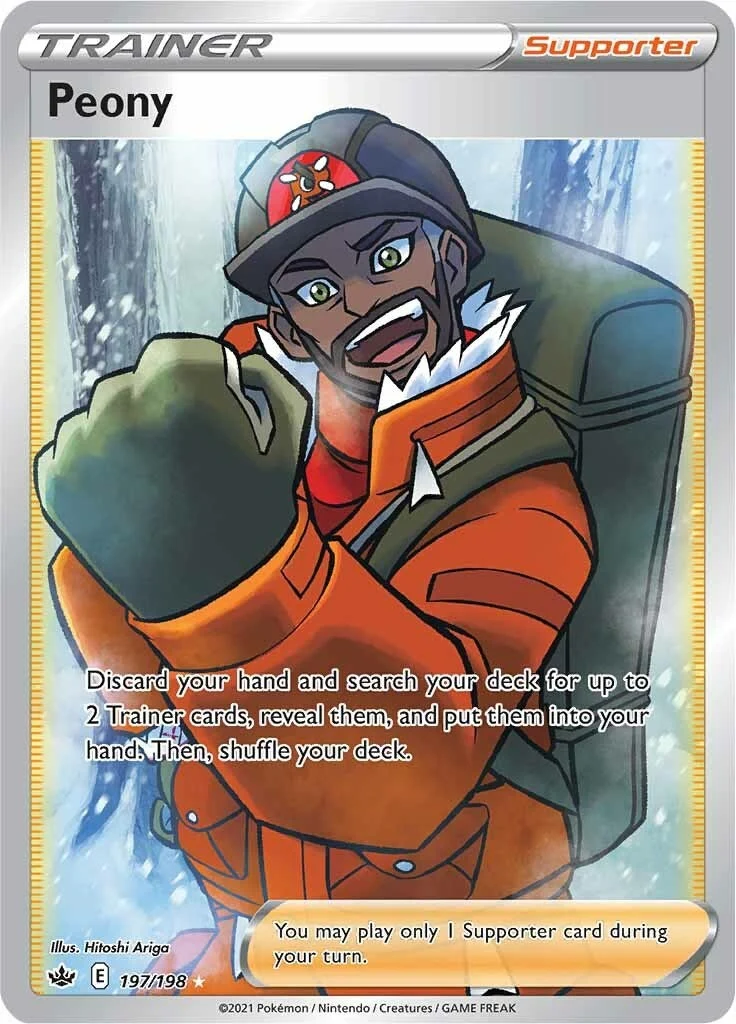Peony (Full Art) (197/198) (SWSH06: Chilling Reign)