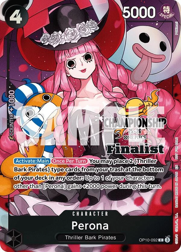 Perona (CS 25-26 Finalist Card Set 1) (OP10-092) (One Piece Promotion Cards)