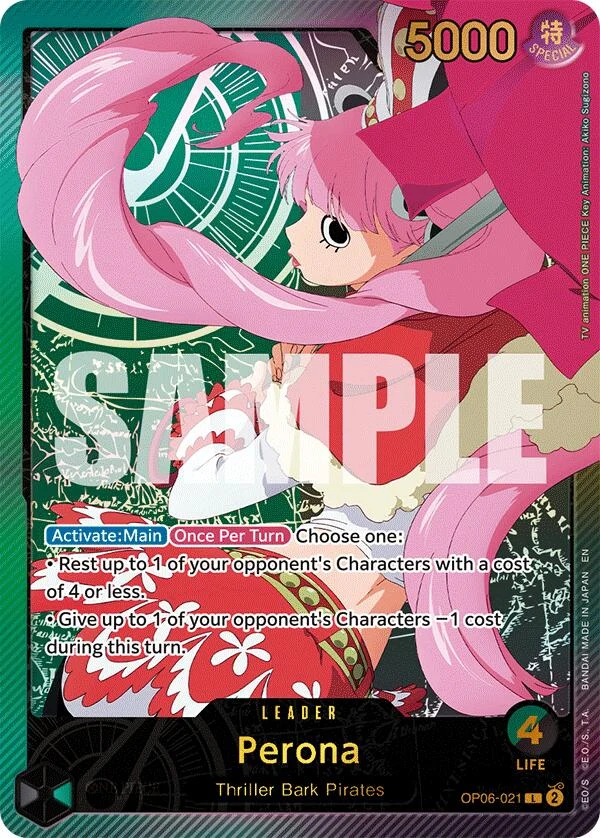 Perona (SP) (OP06-021) (Extra Booster: Anime 25th Collection)