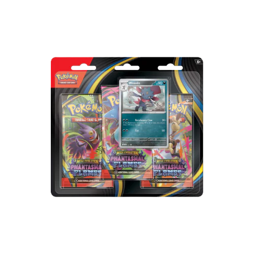 Phantasmal Flames 3 Pack Blister [Weavile]