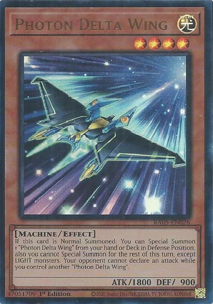 Photon Delta Wing (Ultra Rare) (RA05-EN026) (Rarity Collection 5)
