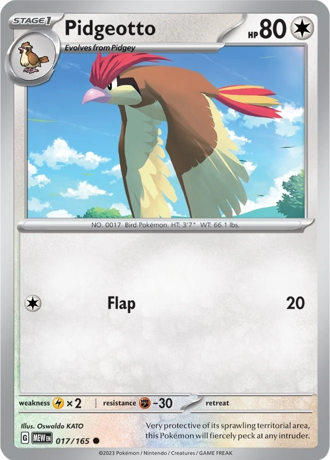 Pidgeotto (017/165) (SV: Scarlet & Violet 151)
