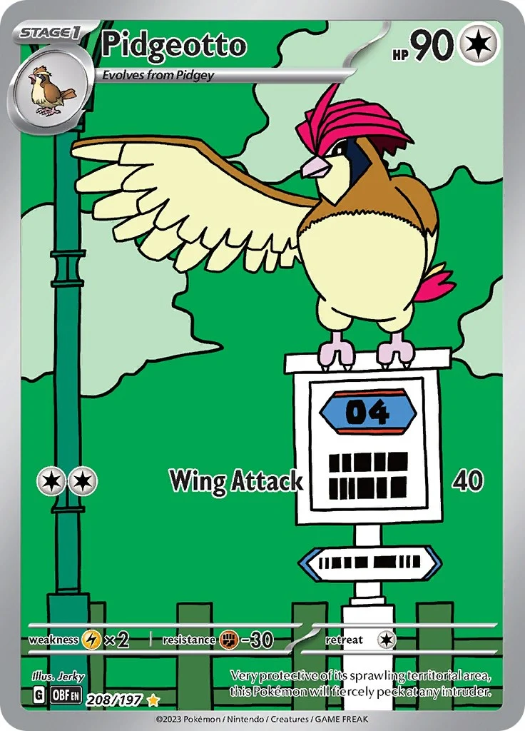 Pidgeotto (208/197) (SV03: Obsidian Flames)