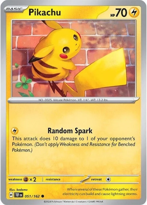 Pikachu (051/162) (SV05: Temporal Forces)