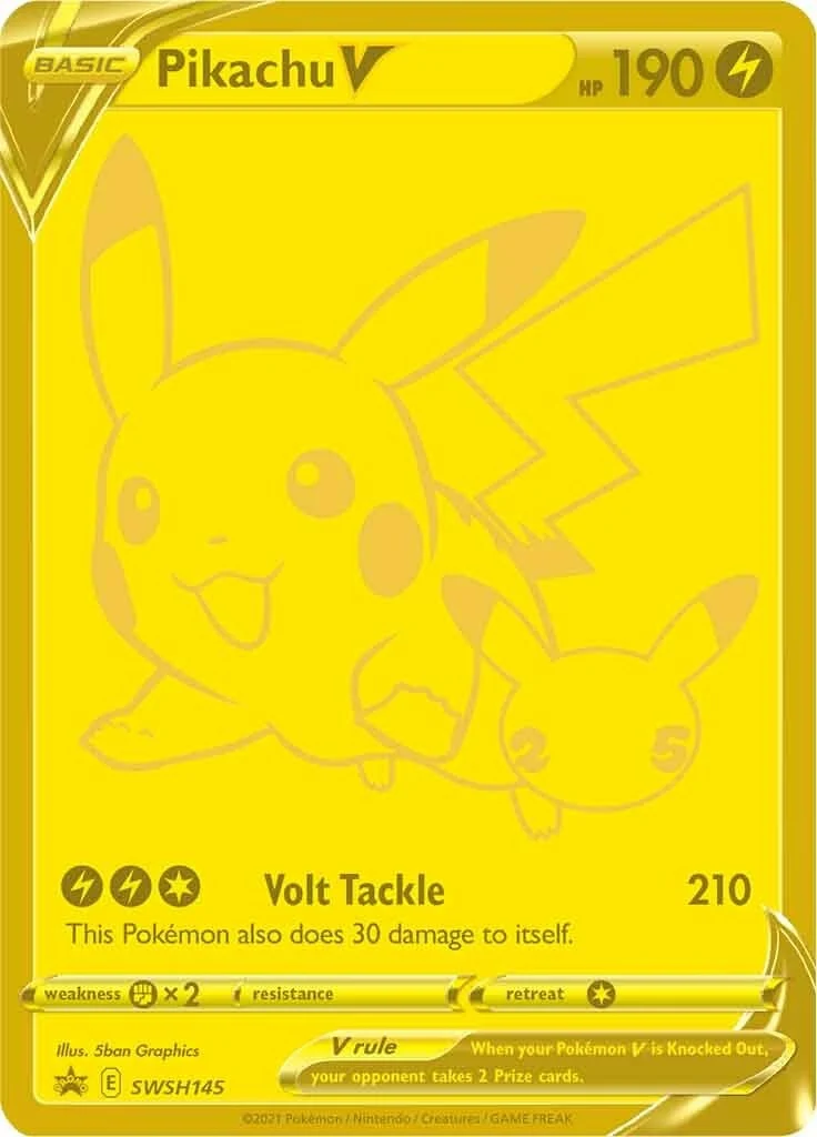 Pikachu V - SWSH145 (SWSH145) (SWSH: Sword & Shield Promo Cards)