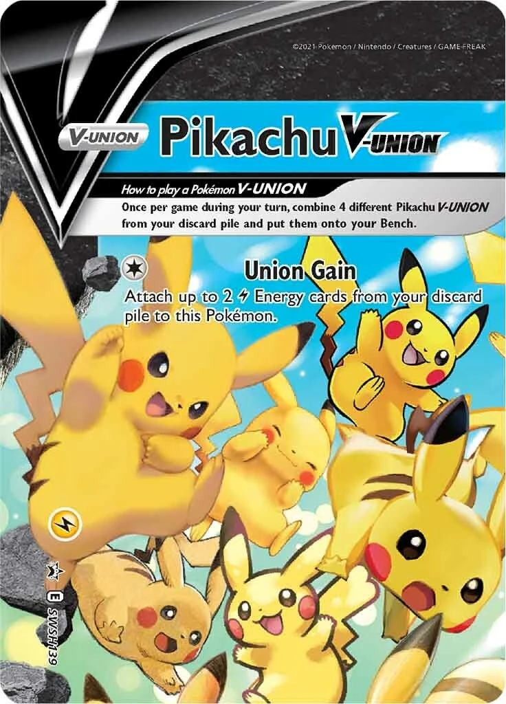 Pikachu V-Union - SWSH139 (SWSH139) (SWSH: Sword & Shield Promo Cards)