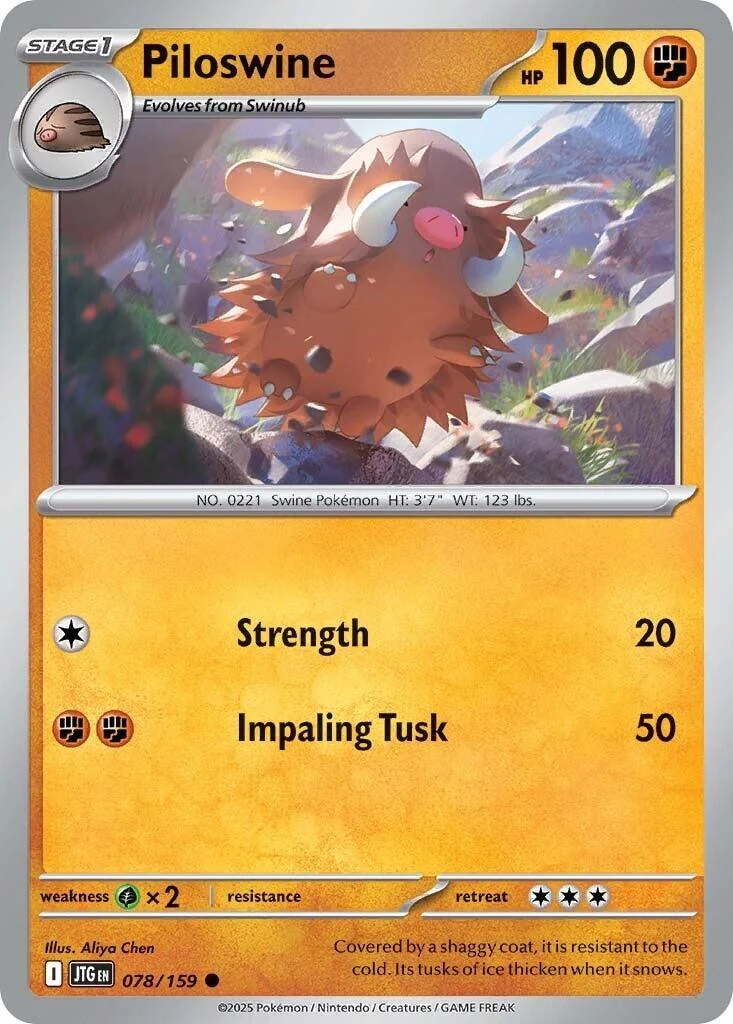 Piloswine (078/159) (SV09: Journey Together)