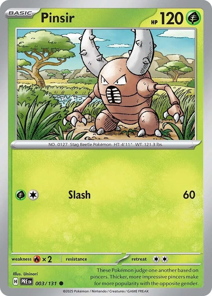 Pinsir (003/131) (SV: Prismatic Evolutions)