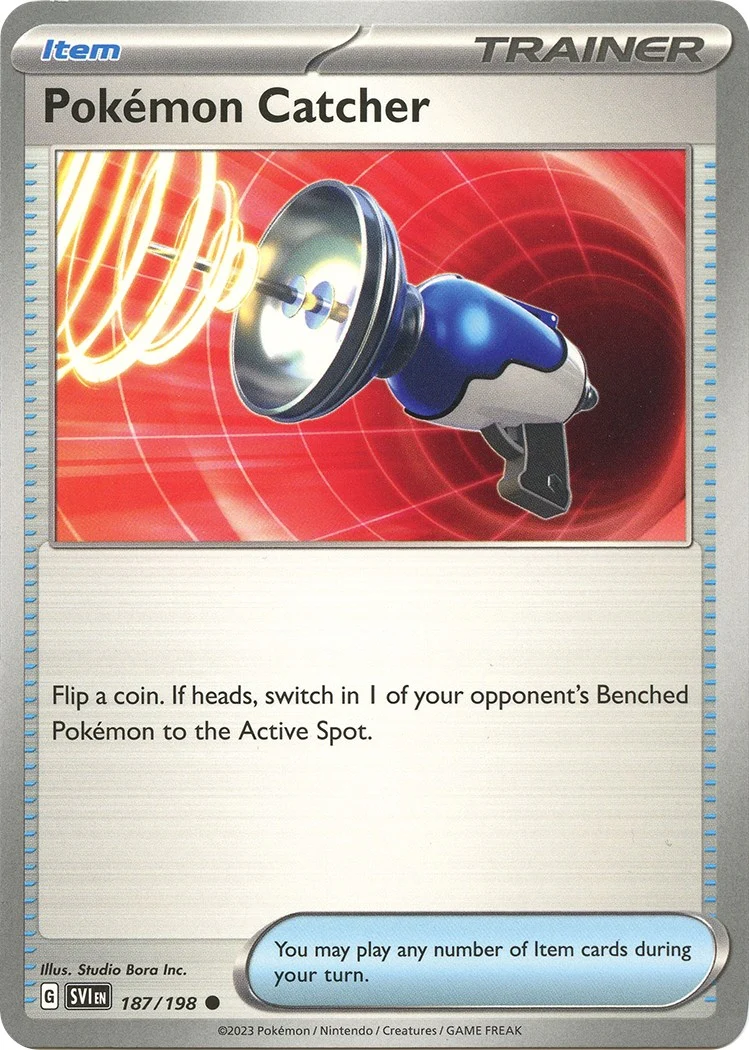 Pokemon Catcher (187/198) (SV01: Scarlet & Violet Base Set)