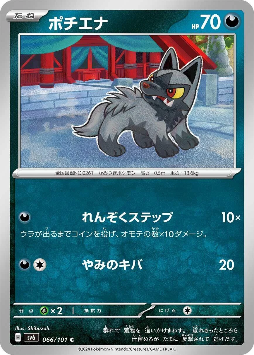 Poochyena (066/101) (SV6: Transformation Mask)