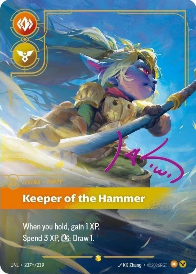 Poppy - Keeper of the Hammer (Signature) (237*/219) (Unleashed)