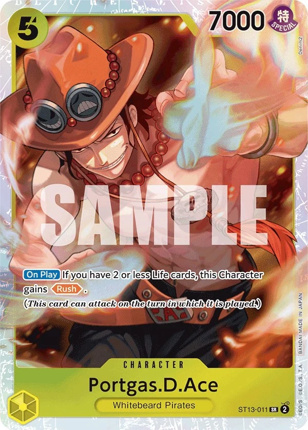 Portgas.D.Ace (011) (ST13-011) (Ultra Deck: The Three Brothers)