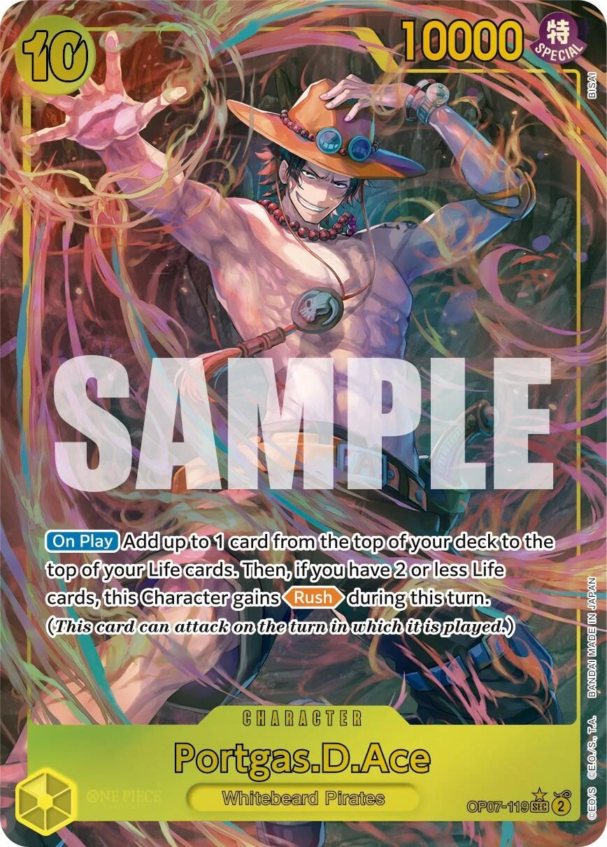Portgas.D.Ace (119) (Parallel) (OP07-119) (500 Years in the Future)