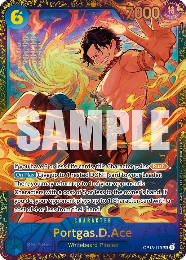 Portgas.D.Ace (119) (Treasure Cup 2026) (OP13-119) (One Piece Promotion Cards)