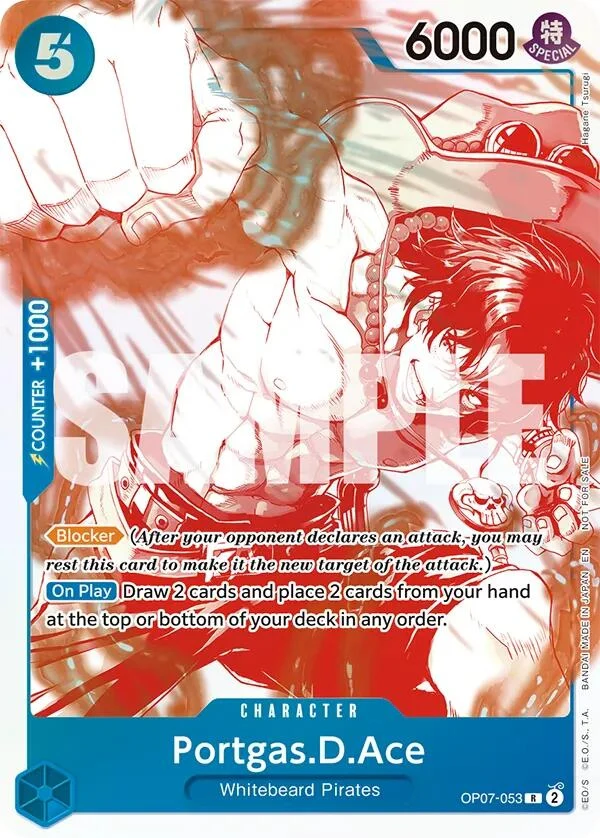Portgas.D.Ace - OP07-053 (3rd Anniversary Treasure Campaign Pack) (OP07-053) (One Piece Promotion Cards)