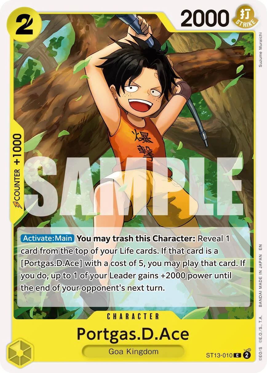 Portgas.D.Ace - ST13-010 (Reprint) (ST13-010) (Premium Booster -The Best- Vol. 2)