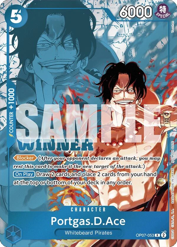 Portgas.D.Ace (Winner Pack 2024 Oct.-Dec.) (OP07-053) (One Piece Promotion Cards)