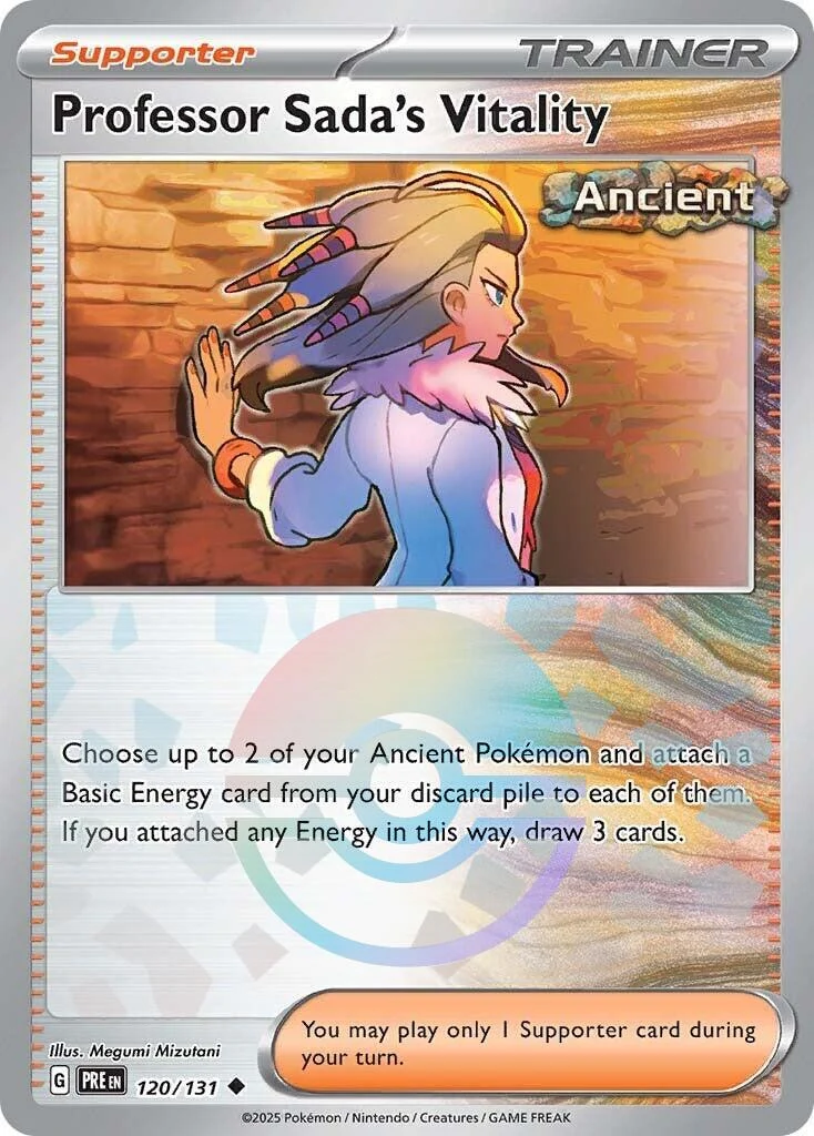 Professor Sada's Vitality (Poke Ball Pattern) (120/131) (SV: Prismatic Evolutions)