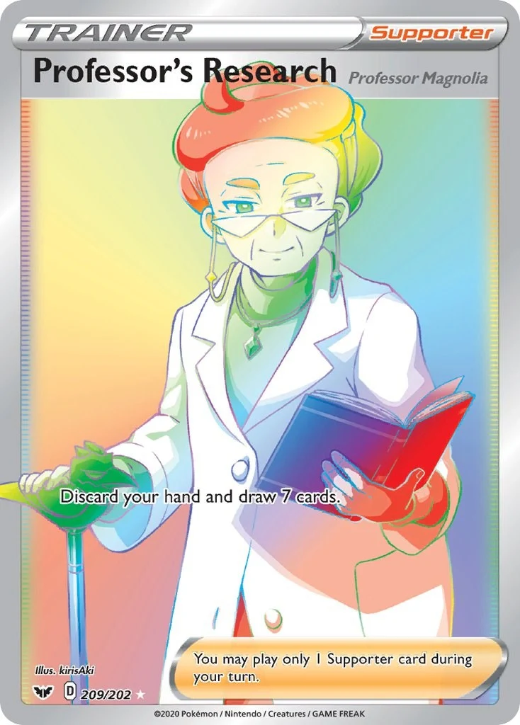 Professor's Research (Secret) (209/202) (SWSH01: Sword & Shield Base Set)
