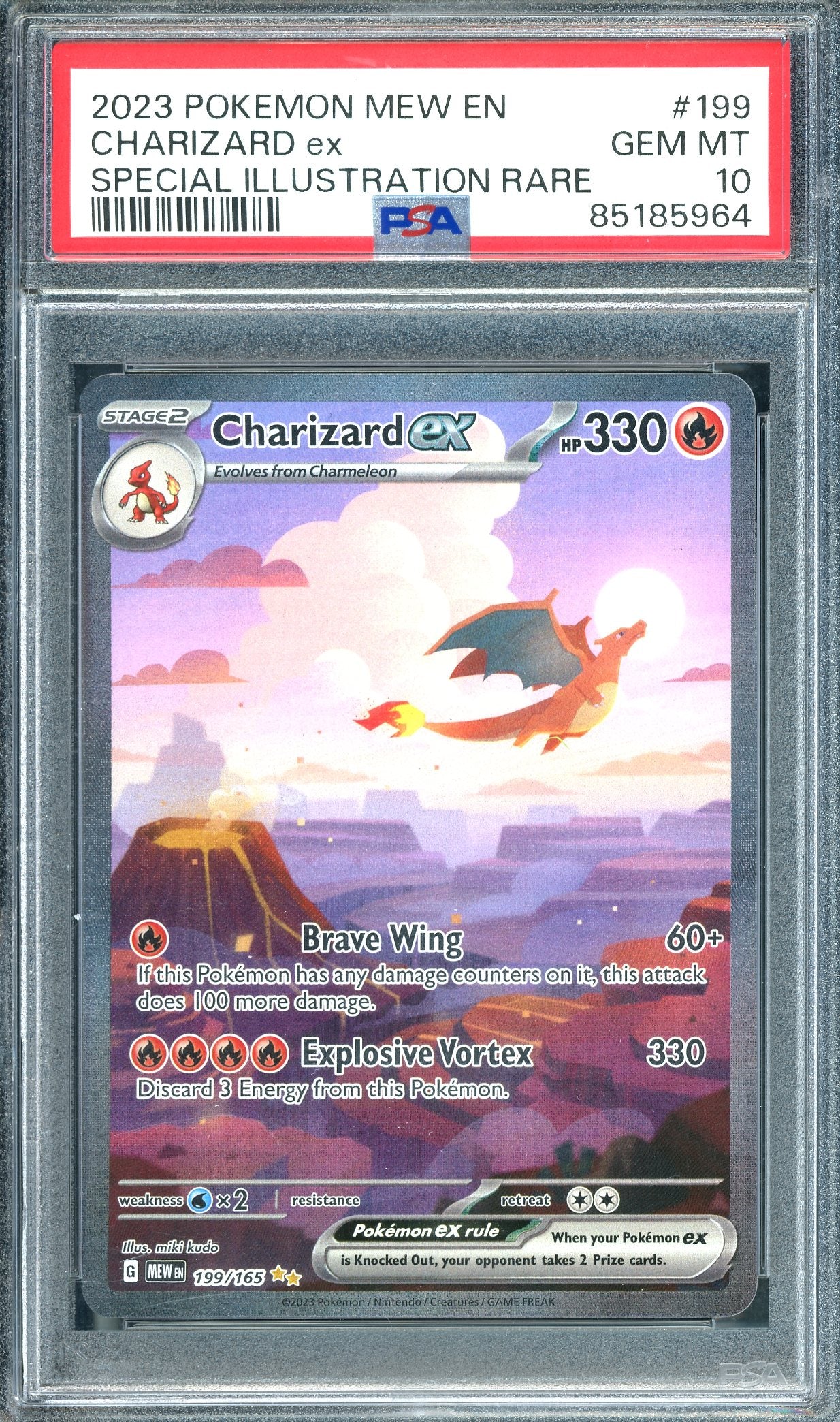 PSA 10 Charizard ex SIR (199/165) [Pokemon Scarlet & Violet 151]