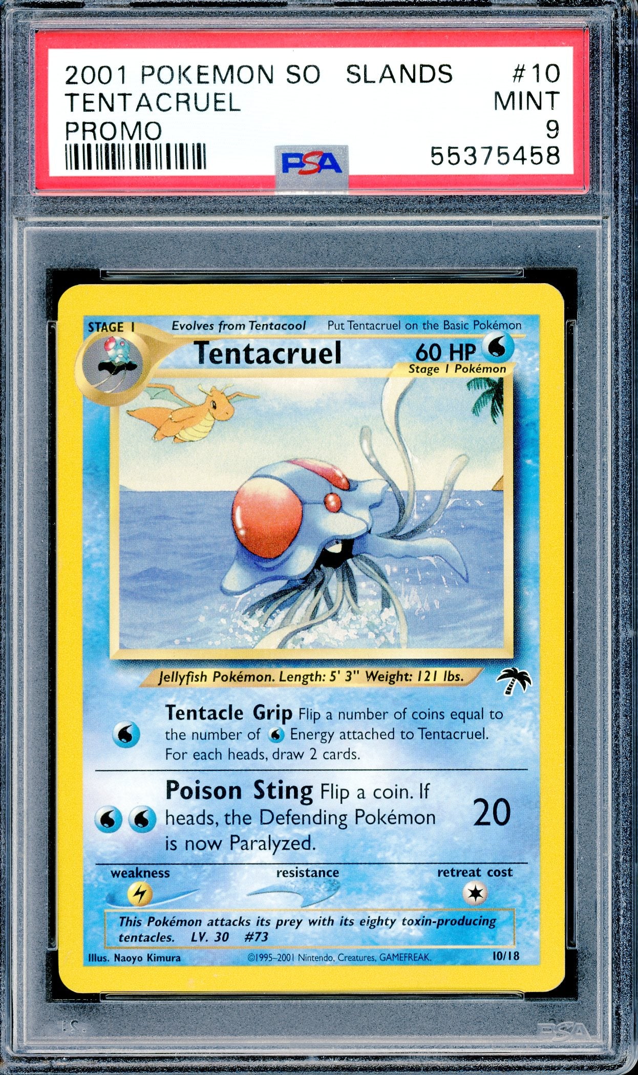 PSA 10 Tentacruel (10/18) [Pokemon Southern Islands]