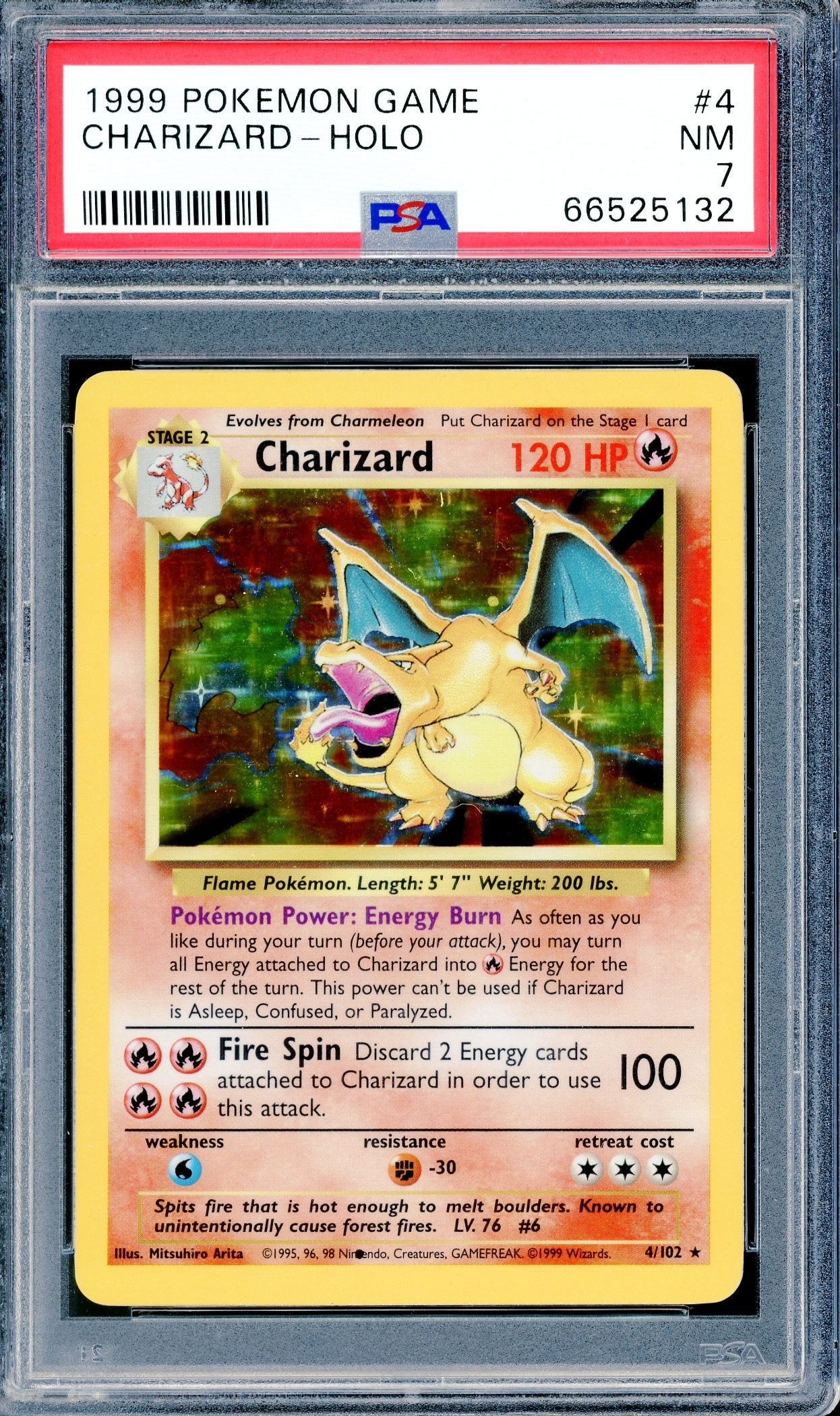 PSA 7 Charizard (4/102) [Pokemon Base Set]