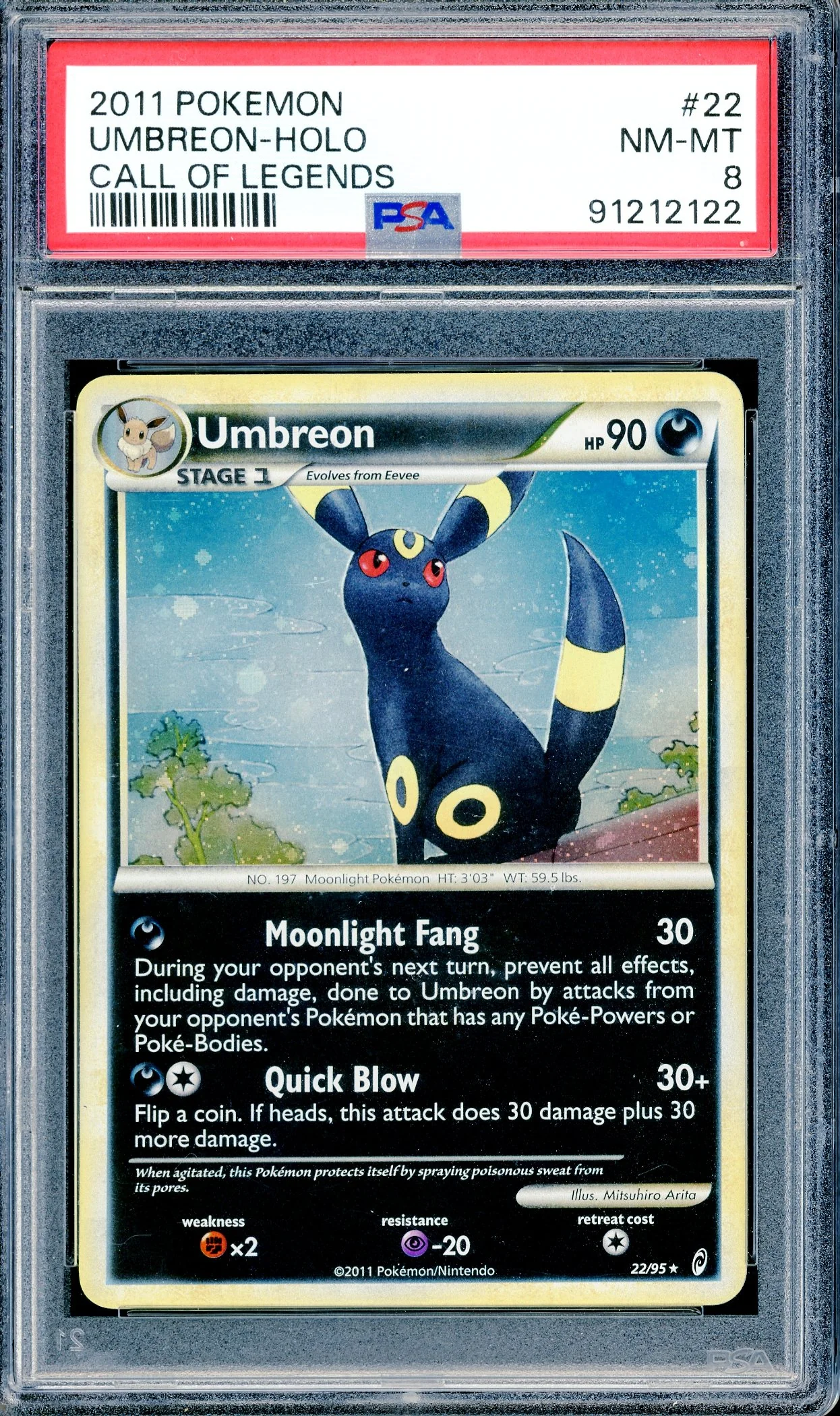 PSA 8 Umbreon (22/95) [Call of Legends]