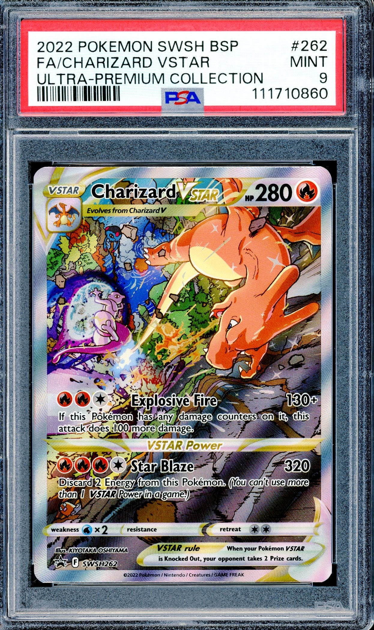 PSA 9 Charizard VSTAR (SWSH262) [Sword & Shield Black Star Promo]