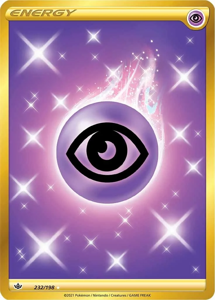 Psychic Energy (Secret) (232/198) (SWSH06: Chilling Reign)