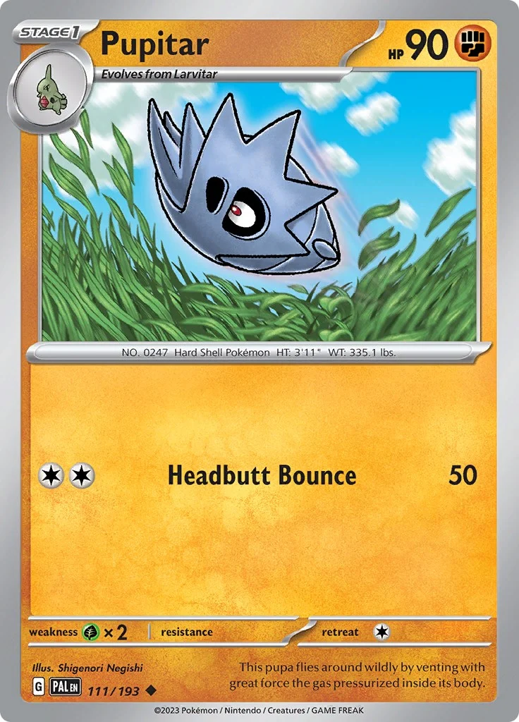 Pupitar (111/193) (SV02: Paldea Evolved)
