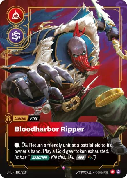 Pyke - Bloodharbor Ripper (185/219) (Unleashed)