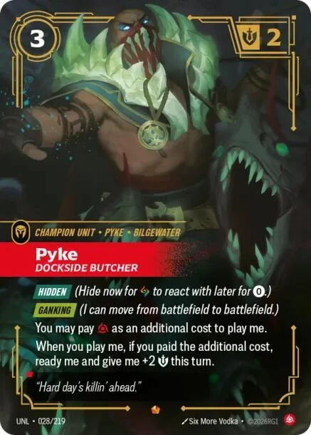 Pyke - Dockside Butcher (028/219) (Unleashed)