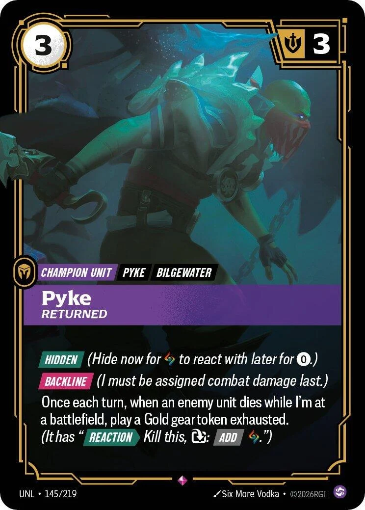 Pyke - Returned (145/219) (Unleashed)