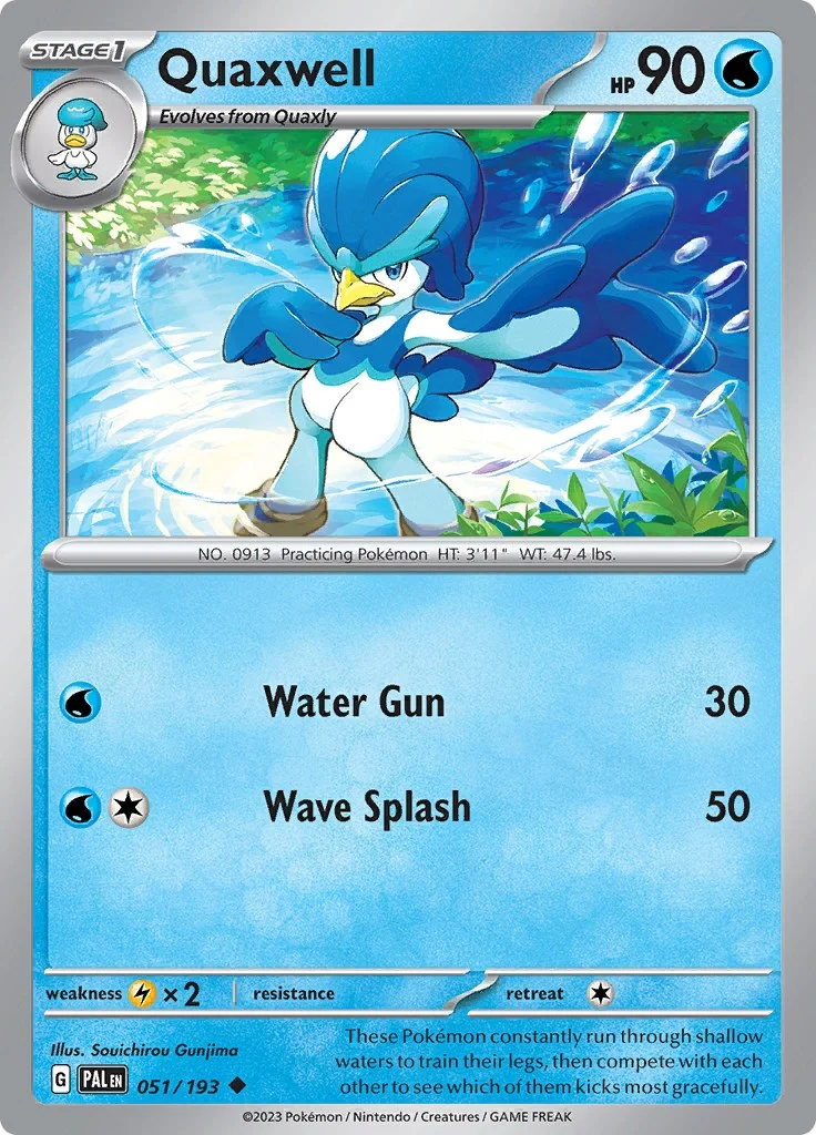 Quaxwell (051/193) (SV02: Paldea Evolved)