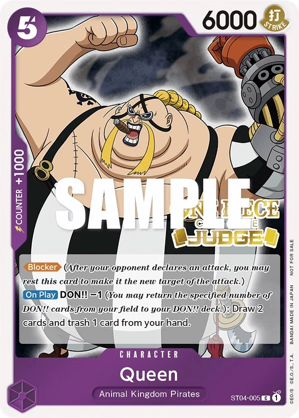 Queen (Judge Pack Vol. 2) (ST04-005) (One Piece Promotion Cards)