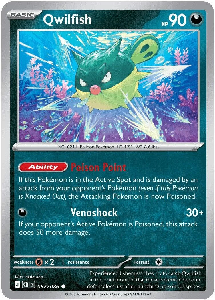 Qwilfish (052/086) (ME04: Chaos Rising)