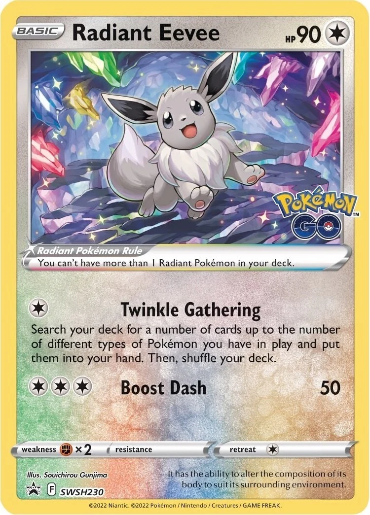 Radiant Eevee - SWSH230 (SWSH230) (SWSH: Sword & Shield Promo Cards)