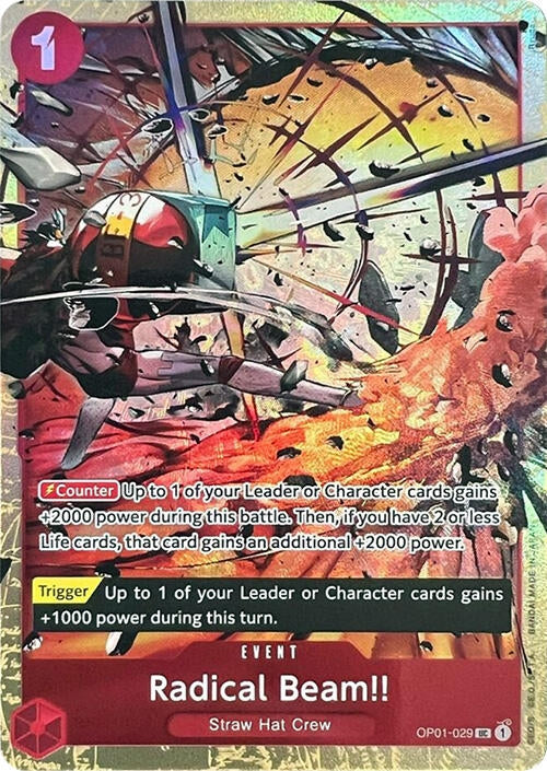 Radical Beam!! (Premium Card Collection -Best Selection Vol. 1-) (OP01-029) (One Piece Promotion Cards)