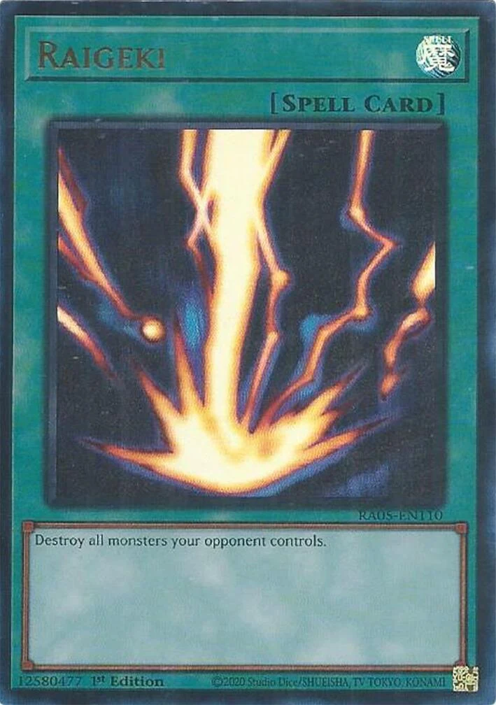 Raigeki (Ultra Rare) (RA05-EN110) (Rarity Collection 5)