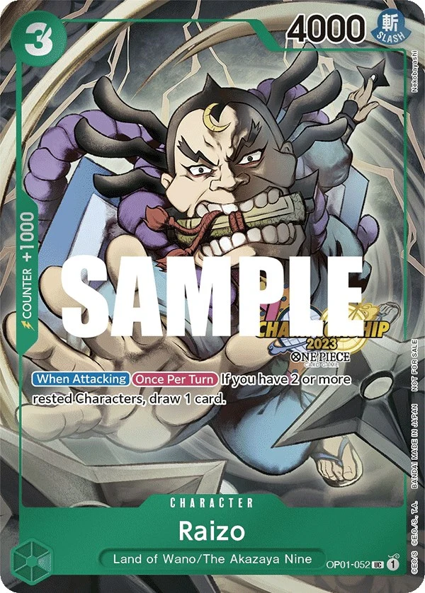 Raizo (CS 2023 Event Pack) (OP01-052) (One Piece Promotion Cards)