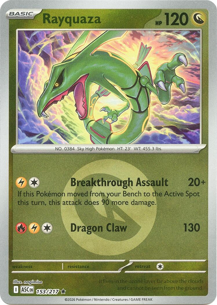 Rayquaza (Energy Symbol Pattern) (153/217) (ME: Ascended Heroes)