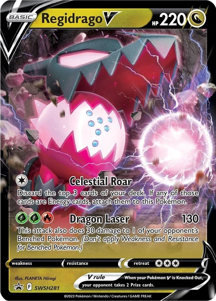 Regidrago V - SWSH281 (SWSH281) (SWSH: Sword & Shield Promo Cards)