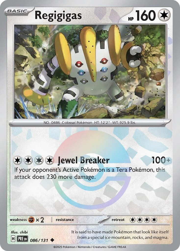 Regigigas (Poke Ball Pattern) (086/131) (SV: Prismatic Evolutions)