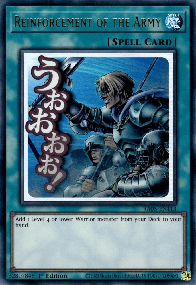 Reinforcement of the Army (RA05-EN113) (Rarity Collection 5)